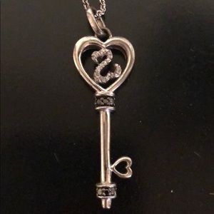 Open heart necklace